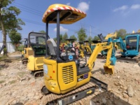 Prêt à expédier 1,8 tonne mini-pelle d'occasion komatsu PC18MR PC18 seconde main petite taille pelles sur chenilles PC18MR à bas prix