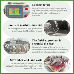 Wafer Manual Automation Egg Roll Ice Cream <b>Biscuit</b> Wrapper Making <b>Machine</b> - Product Image 3