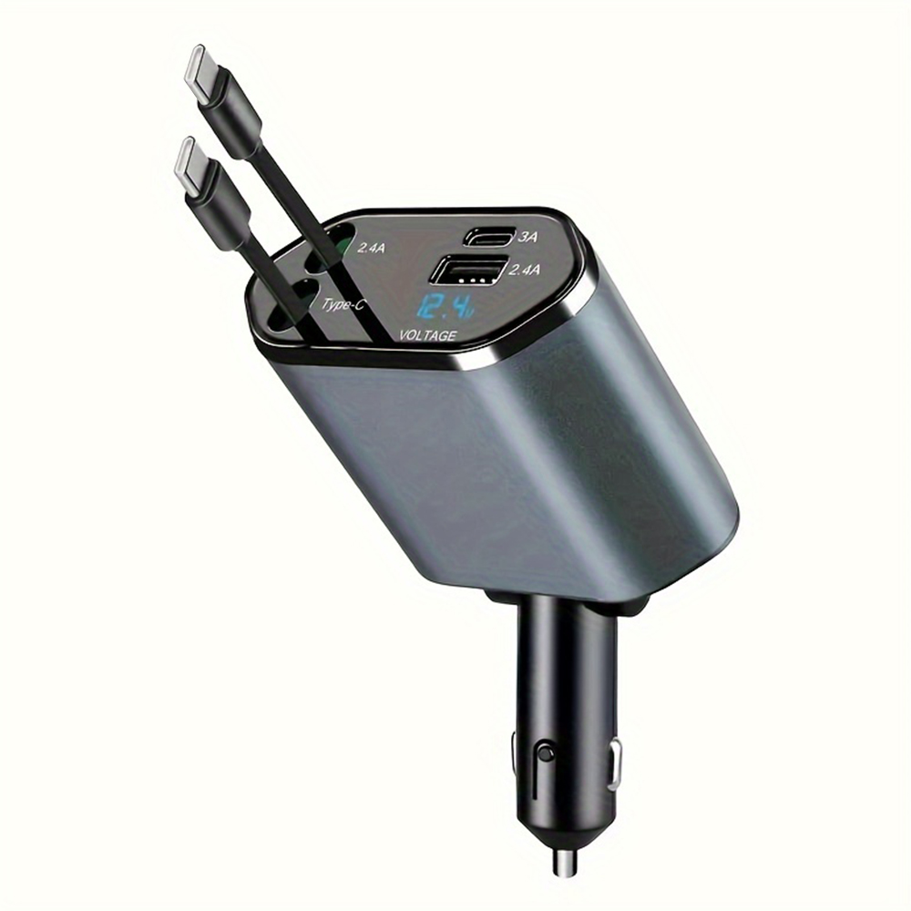 Black with 2 type c cable