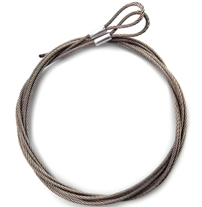 机械顶针至顶针眼6X37M 7x19钢丝绳吊索，用于舷梯绑扎和救生艇吊艇架坠落 - Product Image 1