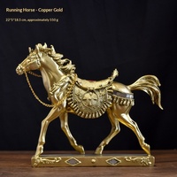 Ornement Cheval en Résine Luxe Léger, Meilleure Vente Transfrontalière, Décoration Porte-Bonheur pour Salon, Bureau et Domicile