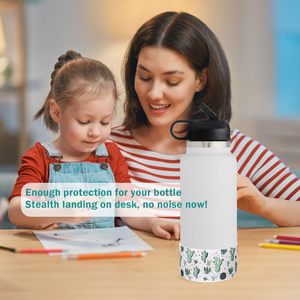 Protective Silicone Base Boot 12oz-24oz for Hydro Flask Anti-Slip Silicone <b>Cover</b> Bumper Compatible with Stanley Tumbler - Product Image 5
