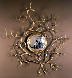 Espejo de decoración de pared de latón - Product Image 3