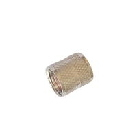 Bouchons de valve de pneu robustes en laiton nickelé avec joint torique interne en caoutchouc anti-poussière pour voiture, moto, camion