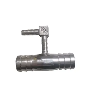Factory price stainless steel fittings hose adapter connector nonstand for dairy milk wine pipeline