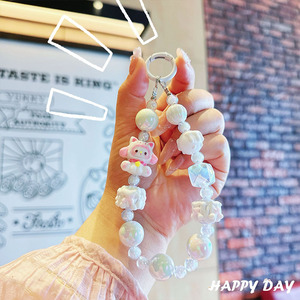 クリエイティブ アニメ キャラクター ビーズ 携帯電話チェーン キーホルダー かわいい フィギュア ペンダント 子供 女の子 ギフト アニメ キーホルダー おもちゃ バックパック アクセサリー - Product Image 6