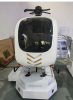 Simulador de Vuelo de Helicóptero de Realidad Virtual 9D para Interiores, para Hogar, Guardería, Aeropuerto, Centro Comercial, Parque de Aventuras y Parque Deportivo Público