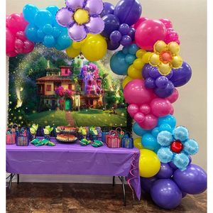 Tapiz de flores mágicas para casa, Hada, mariposa, bosque, escena, película, decoración de fondo para fiestas de cumpleaños, Stock incluido - Product Image 3