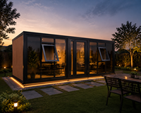Maison conteneur industrielle extensible et écologique, pièce modulaire préfabriquée, installation rapide, villa mobile, bureau, hôtel