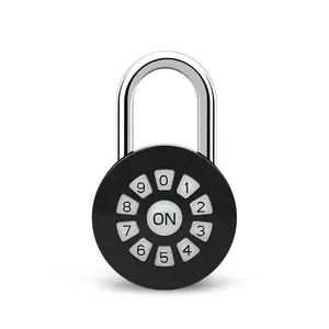Szmyq IP65 không thấm nước tuya App từ xa mở khóa ổ khóa màu xanh răng thông minh mật khẩu ổ khóa với pin sạc