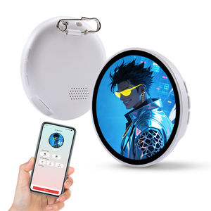 Pantalla Electrónica de 1.85 Pulgadas, Tarjeta Electrónica con Pantalla Inteligente, Cristal Curvo 2.5D, Periférico con Foto de Anime - Product Image 1