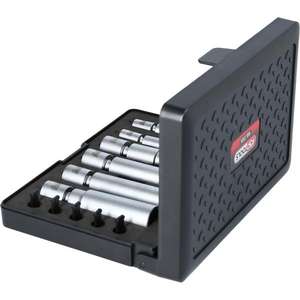KS TOOLS - 500.7325 1/4'' + 3/8'' special glow <b>plug</b> and <b>spark</b> <b>plug</b> socket set with joint (11 pcs) ENGINE AND TIMING SET - Product Image 3