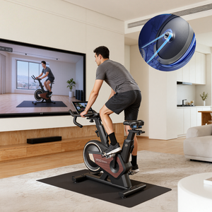 Vélos de spinning, vélos d'exercice, volant d'inertie de 12 kg, <span class=keywords><strong>vélo</strong></span> de spinning d'intérieur, contrô<span class=keywords><strong>le</strong></span> électronique, <span class=keywords><strong>vélo</strong></span> de spinning intelligent, magnétique - Product Image 2
