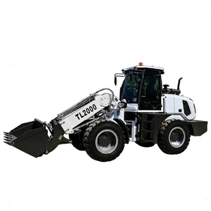 Chargeur télescopique diesel 4x4 avec attache rapide hydraulique, chargeuse sur pneus multifonctionnelle pour l'agriculture et la construction - Product Image 1