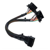 Câble répartiteur OBD2 en Y de 30 cm, 16 broches, 1 mâle 2 femelles, pour diagnostic automobile, extension et conversion OBDII