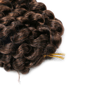 Vente en gros 8 pouces jamaïcain Bounce Jumpy baguette Curl Crochet tresse cheveux torsion <span class=keywords><strong>tresses</strong></span> africaines en synthétique tressage Extensions <span class=keywords><strong>de</strong></span> cheveux - Product Image 4