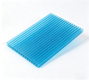 Feuille de plastique multicouche <span class=keywords><strong>alvéolaire</strong></span> résistante aux UV et anticorrosion en <span class=keywords><strong>polycarbonate</strong></span> (PC) pour protection solaire - Product Image 2