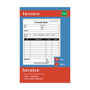 Papel autocopiativo personalizado A4 para notas de entrega, menú de restaurante A5, forma de pago en efectivo, factura, libro de pedidos A6 con copia carbónica - Product Image 1