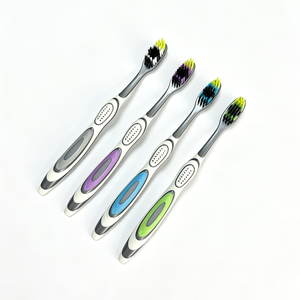 Brosse à dents manuelle pour adultes, poils moyens, design innovant, manche confortable, pour usage domestique - Product Image 5