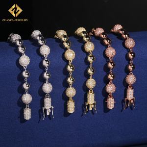 Cadena Cubana de Moissanita VVS1 de 10 mm en Oferta, Collar de Cadena con Cuentas de Moda para Hombre, Estilo Hip Hop, Diamantes Iced Out, Plata de Ley 925, GRA - Product Image 5