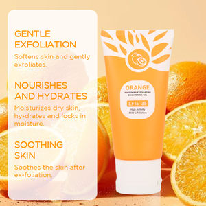 角質除去 ディープクレンジング 保湿 フェイスジェル 角質ケア オレンジ ホワイトニング ジェントルエクスフォリエイティング ブライトニング フェイシャルピーリングジェル - Product Image 3