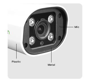 กล้องวงจรปิด GX-PBFI-M5G(AG) 5MP POE IP พร้อมเสียง ตรวจจับใบหน้าคน มองเห็นในเวลากลางคืน ใช้ได้ทั้งภายในและภายนอกอาคาร กันน้ำ ระบบเสียงทางเดียว GX-PBF - Product Image 3