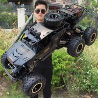 Coche de Control Remoto Todoterreno de Metal con Control por Aplicación de 2.4GHz, Listo para Usar, Rock Crawler