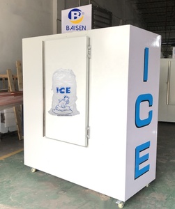 Vente en gros de glacières en sacs à <span class=keywords><strong>porte</strong></span> unique pour l'extérieur, <span class=keywords><strong>distributeur</strong></span> de glaçons sous emballage commercial - Product Image 1