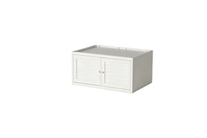 <span class=keywords><strong>Armadio</strong></span> Moderno Francese Autoportante in Acciaio e Vetro con Ante a Persiana, Grande Capacità e Scomparti <span class=keywords><strong>per</strong></span> <span class=keywords><strong>Camera</strong></span> da Letto e Soggiorno - Product Image 6