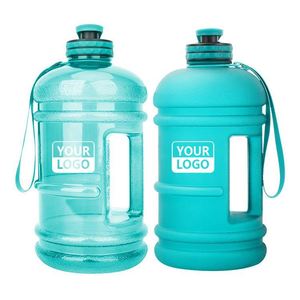 Custom 64 oz 2L Tour Sports Water Jug <b>Plastic</b> Steel Large Water Bottle Canteen Thermos - Product Image 6
