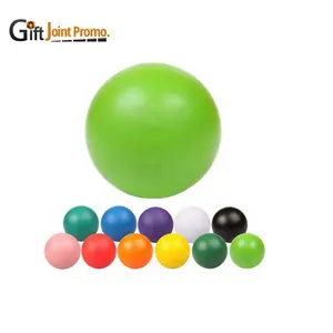 Bola de espuma pu redonda colorida personalizada, atacado cores