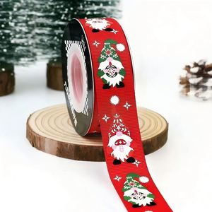 WYD506 Decoraciones Navideñas, Rollo de Cinta Navideña para Envolver Regalos, Decoraciones de Ropa Hechas de Seda, Poliéster y Papel - Product Image 4