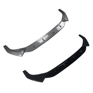 สปอยเลอร์หน้า Amp-Z ลายคาร์บอนไฟเบอร์ ผิวด้าน สำหรับ Audi A5 S5 F5 2021-2024 Sline - Product Image 5