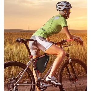 Échantillon Gratuit – Sacoche de Vélo Cylindrique Étanche en TPU Gris Neige avec Logo Personnalisé pour Guidon et Cadre Avant – Idéale pour le Cyclisme en Extérieur - Product Image 5