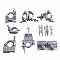 Accessoires d'échafaudage, coupleur double pivotant pressé BS 1139, EN 74, pince d'échafaudage, pince pivotante pour tuyau en acier d'échafaudage