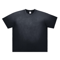 T-shirt LAYENNE de qualité supérieure, logo personnalisé, respirant, vente en gros, lavé, surdimensionné, confortable, manches courtes, vintage, pour hommes