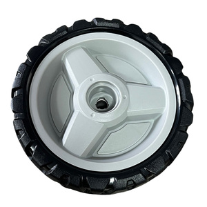 Lawn Mower <b>Wheels</b> 8 Inch AWD Drive <b>Wheel</b> Assembly Replacement 580365301 593198101 Drive Gear <b>Plastic</b> <b>Wheels</b> - Product Image 3