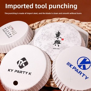 Tùy Chỉnh In Ấn Dùng Một Lần Cốc Thủy Tinh Giấy Bìa Nắp Nhà Hàng Khách Sạn Sinh Thái Thân Thiện Với Cà Phê Trà Uống Cốc Giấy Có Nắp Đậy Với Logo - Product Image 3