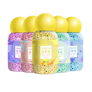 Nouvelle <span class=keywords><strong>maison</strong></span> perles en bouteille fraîches parfum durable vêtements <span class=keywords><strong>adoucissant</strong></span> lessive haricots parfumés en vrac fabricants de gros - Product Image 1