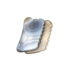 Chất lượng cao tự nhiên Agate gua SHA đá Nghi Lễ Agate guasha điêu khắc Massage công cụ cho khuôn mặt và cơ thể - Product Image 3