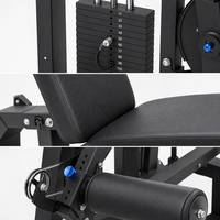 Machine Commerciale Double Fonction Extension et Flexion des Jambes pour Musculation des Quadricipitres et des Ischio-jambiers pour Salle de Sport