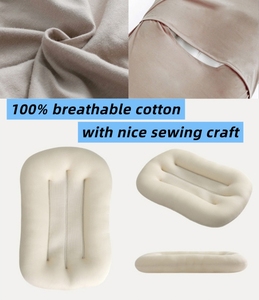 Ensemble de literie douce en matériau rafraîchissant, <span class=keywords><strong>cocon</strong></span> pour bébé, oreiller pour nouveau-né pour dormir confortablement, transat et nid douillet pour bébé - Product Image 3