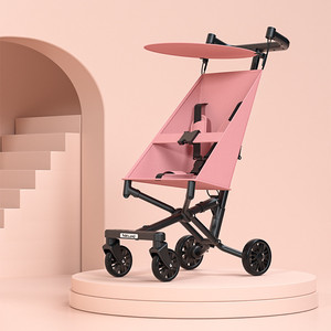 Nuevo carro simple para niños plegable ligero puede sentarse paraguas de cuatro ruedas de invierno y verano con toldo/cochecito de aleación de aluminio - Product Image 3