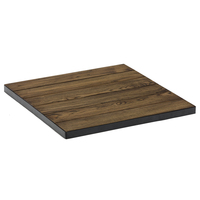 Plateau de table à manger moderne en bois massif de Merbau pour mobilier de salle à manger extérieure, hôtels et villas, avec couvercle pour foyer