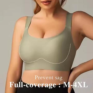 Áo ngực không dây cỡ lớn 4XL, dây rộng, áo ngực liền thân không đường may, cúp lớn, chất liệu thun mềm mại - Product Image 5