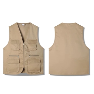 سترة صيد وتصوير للجنسين بشعار مخصص للخريف، متعددة الجيوب وصديقة للبيئة للاستخدام الخارجي - Product Image 3