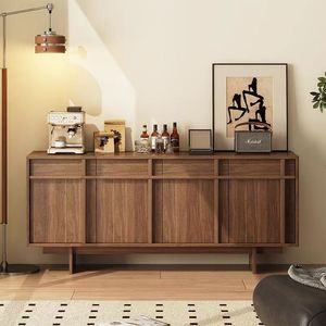 Solid Wood <b>Sideboard</b> 17Mm Eco Friendly <b>Storage</b> Cabinet With Drawers And Doors For Living Room Or Dining Area - Product Image 5