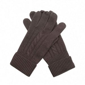 Gants en cachemire pur de haute qualité pour femmes, style hiver, tricotés - Product Image 1