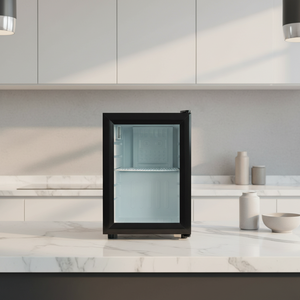 Mini Refrigerador Portátil para Hoteles Pequeños, con Puerta Transparente, para Almacenamiento en Frío, Barra de Hielo, Vinoteca - Product Image 5