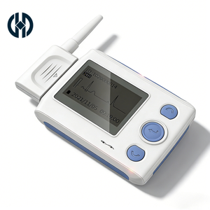 Enregistreur <span class=keywords><strong>Holter</strong></span> 12 dérivations abordable avec kit d'accessoires complet, fils de connexion, ceinture et pochette, service OEM disponible, Manhua MH02-1204 - Product Image 1